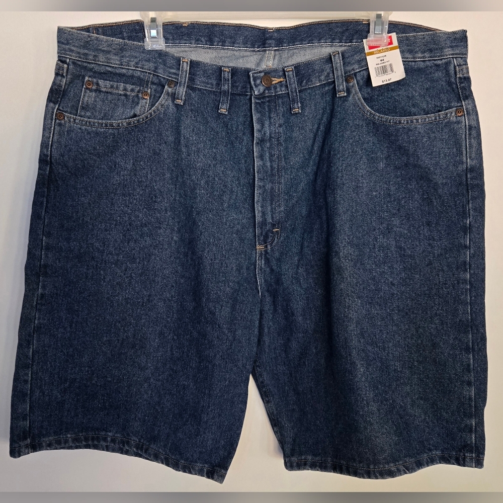 Wrangler Men's Relaxed Fit Blue Jean Shorts Size 44